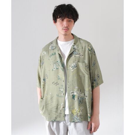 PORTER CLASSIC / ポータークラシック】落ちこぼれスパイ ALOHA SHIRT 