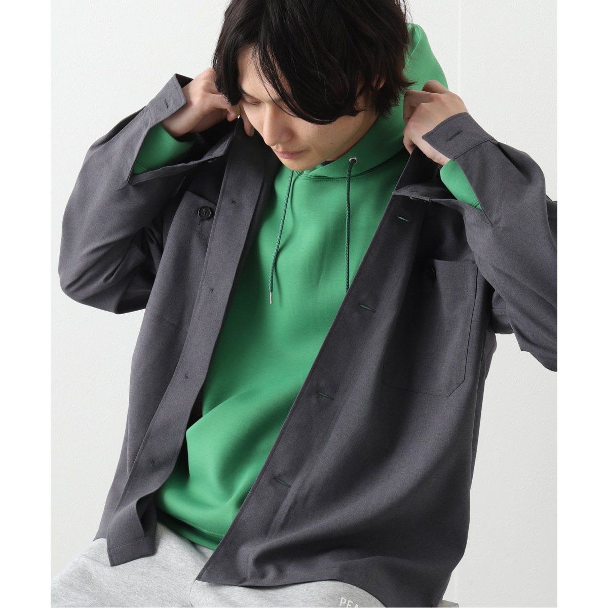 TOP STRETCH WASHABLE CPOジャケット型シャツブルゾン | ジャーナル