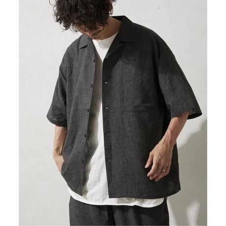 リネンオープンカラーシャツ | ジャーナルスタンダード レリューム 
