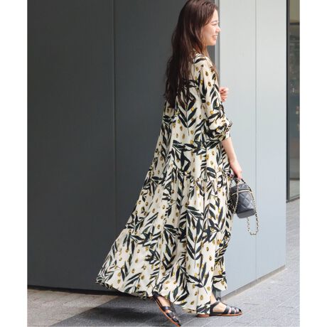 WEB限定追加3》ホワイトボタニカルワンピース | ジャーナル  