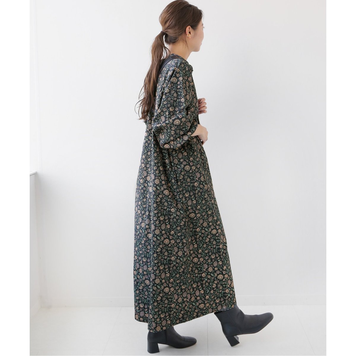 別注【SOIL/ソイル】*RELUME FLOWER B/C MAXI DRESS：ワンピース