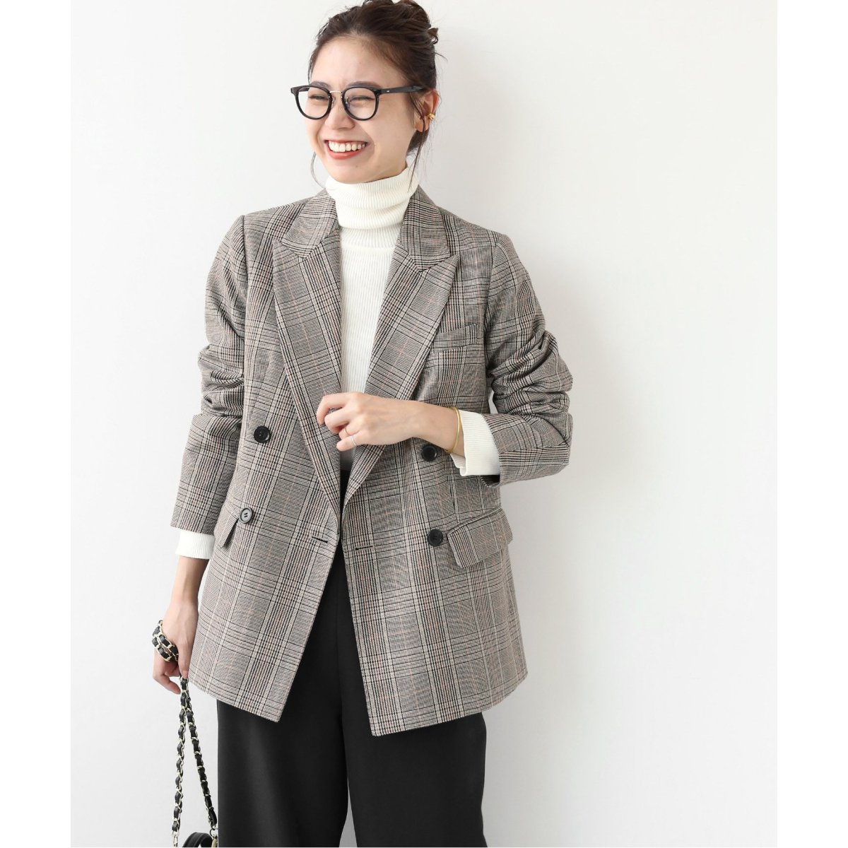 ジャーナルスタンダードレリューム　チェックダブルジャケット　パンツセット JOURNAL STANDARD relume（ジャーナルスタンダード レリューム