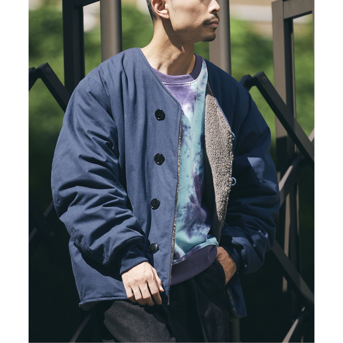 ARMY TWILL/アーミーツイル】別注 リバーシブル ノーカラー