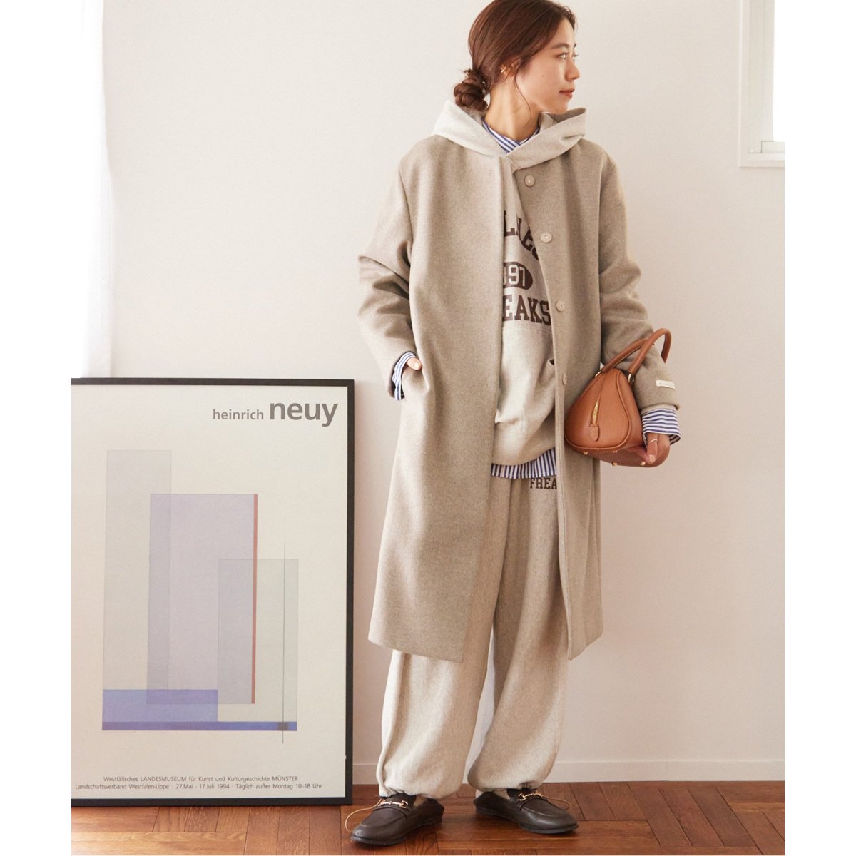 別注LANA WOOL 140 クルーネックコート | ジャーナルスタンダード