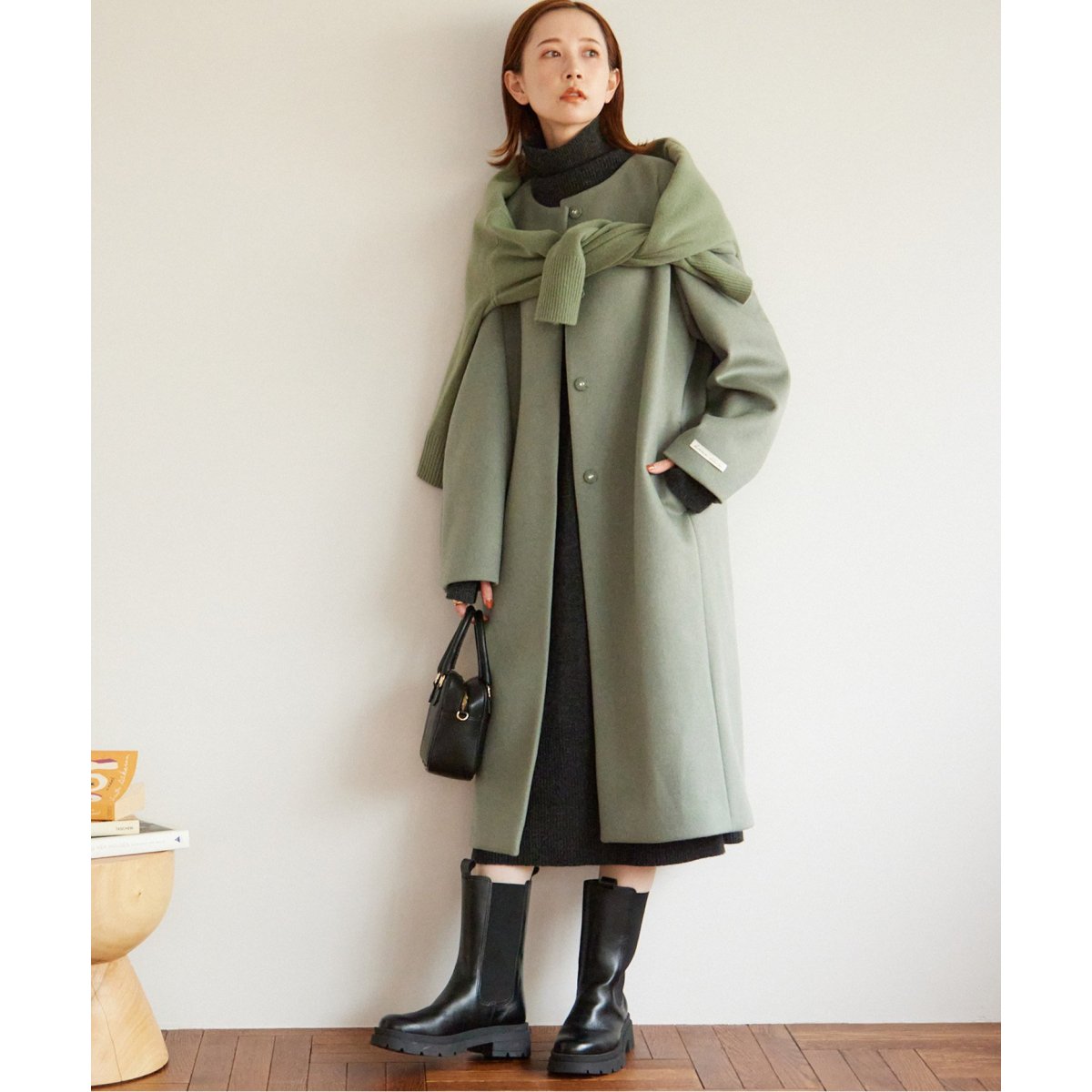 別注LANA WOOL 140 クルーネックコート | ジャーナルスタンダード