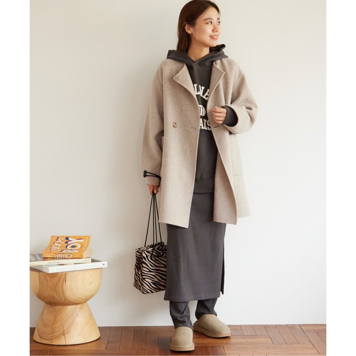 ウールナイロンリバーミドルコート | ジャーナルスタンダード