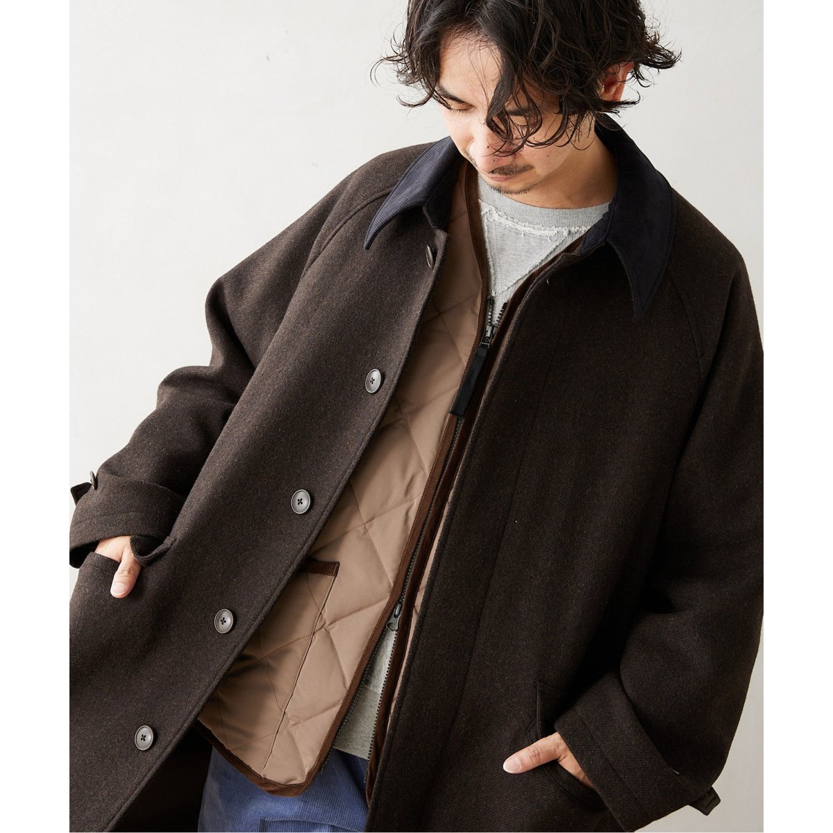 HIGH LAND WOOL オーバーサイズバルマカーンコート | ジャーナル