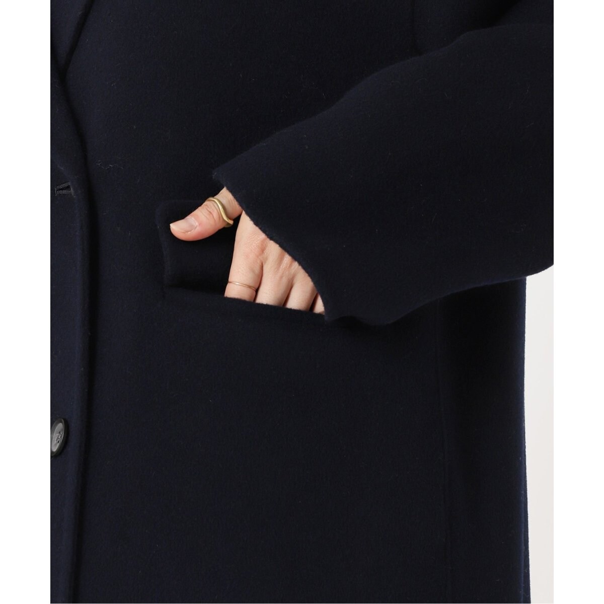 ウールナイロンリバーオーバーサイズジャケットコート | ジャーナル