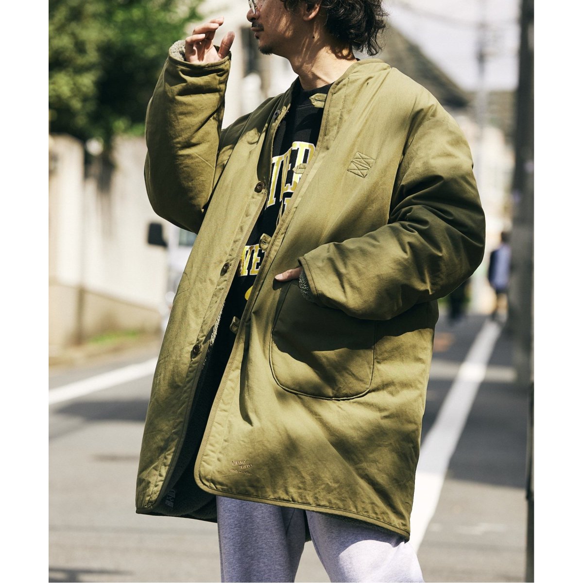 ジャーナルスタンダードレリュームARMY TWILL 2WAYライナーコート relume × ARMY TWILL】2WAYライナーコート
