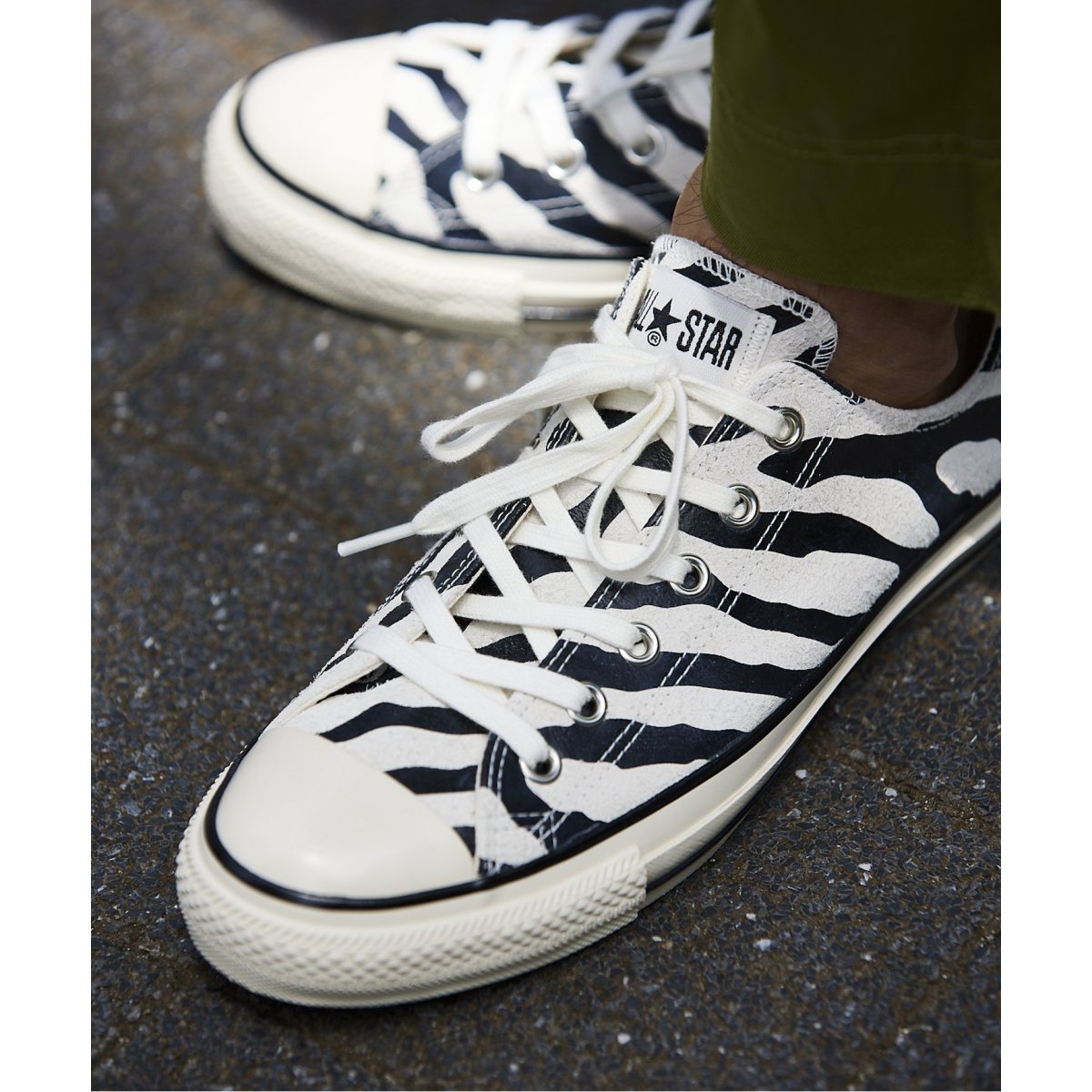 【converse】SUEDE ALL STAR US ZEBRA OX