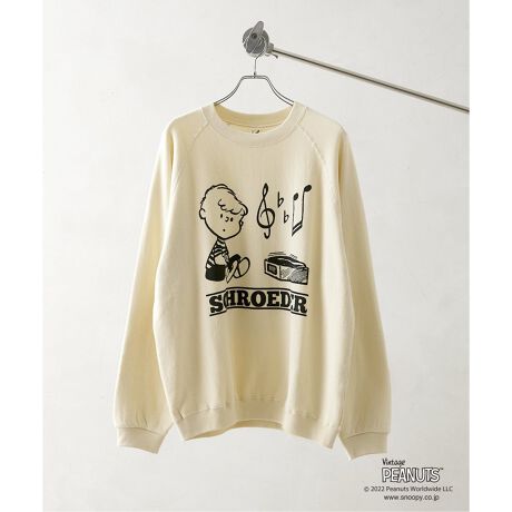PEANUTS×SPORTS WEAR by relume】別注 クルーネックスウェット 