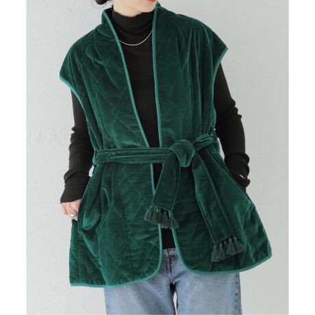 SARA MALLIKA/サラマリカ】VELVET N/S BELT JK：ジャケット  