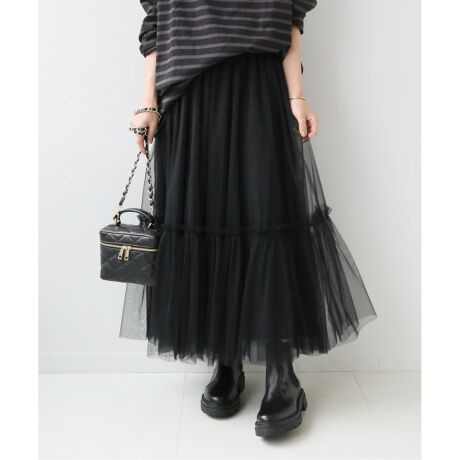 追加3》ウォッシャブルチュールイージースカート | ジャーナル  