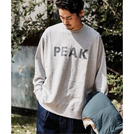 SNOWPEAK / スノーピーク】別注 クルーネック スウェット PEAK 