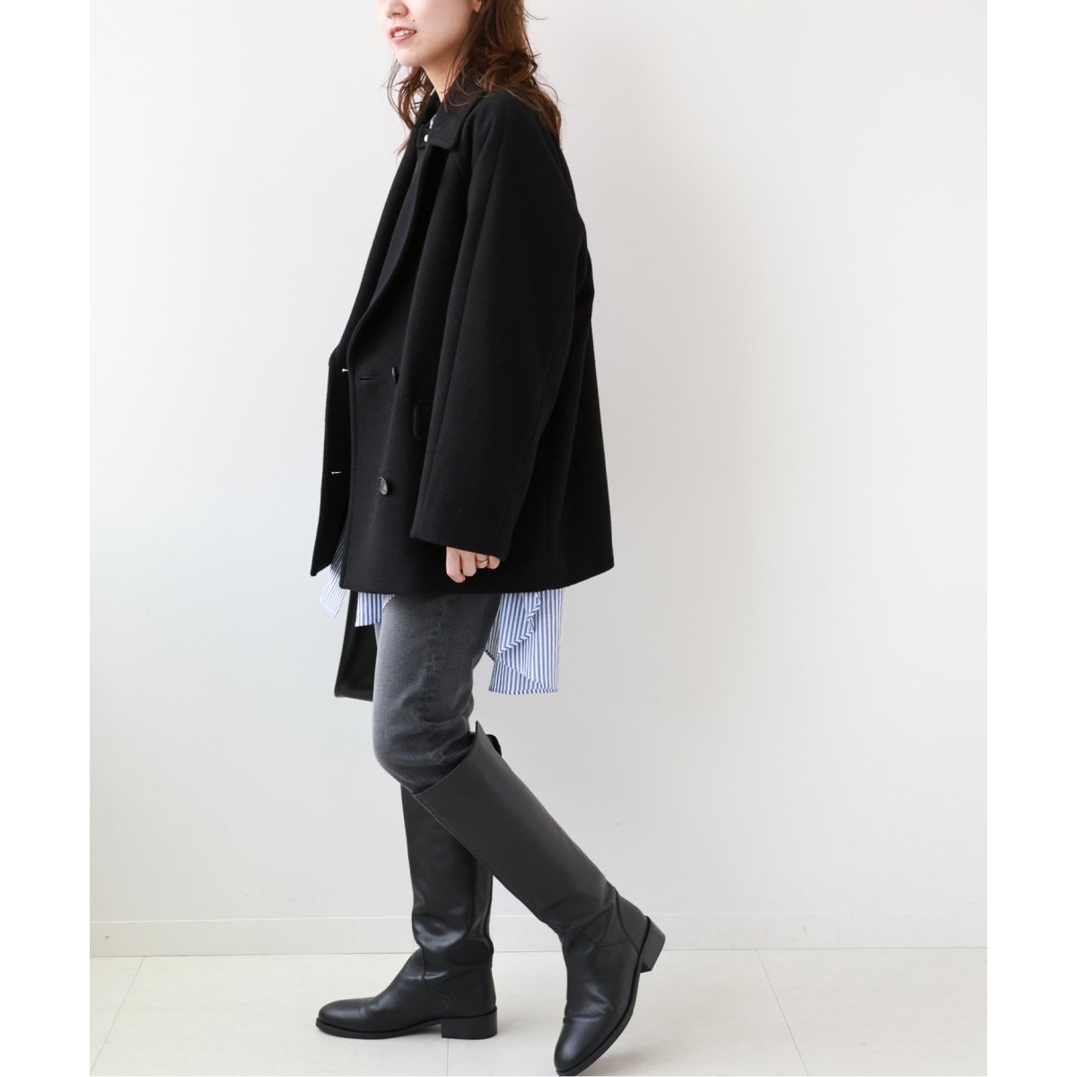 □尾州ウールショートPコート | ジャーナルスタンダード レリューム