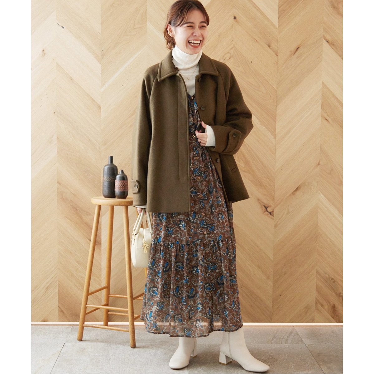 ジャーナルスタンダードレリューム　ウールビーバー　ショートコート JOURNAL STANDARD relume（ジャーナルスタンダード レリューム