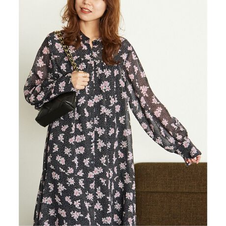 ドットフラワープリントワンピース | ジャーナルスタンダード  