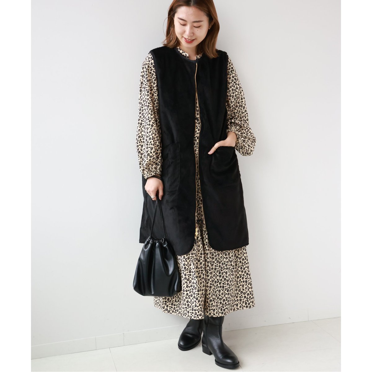 別注【Barbour/バブアー】*RELUME Reversible Fur Gilet：ベスト