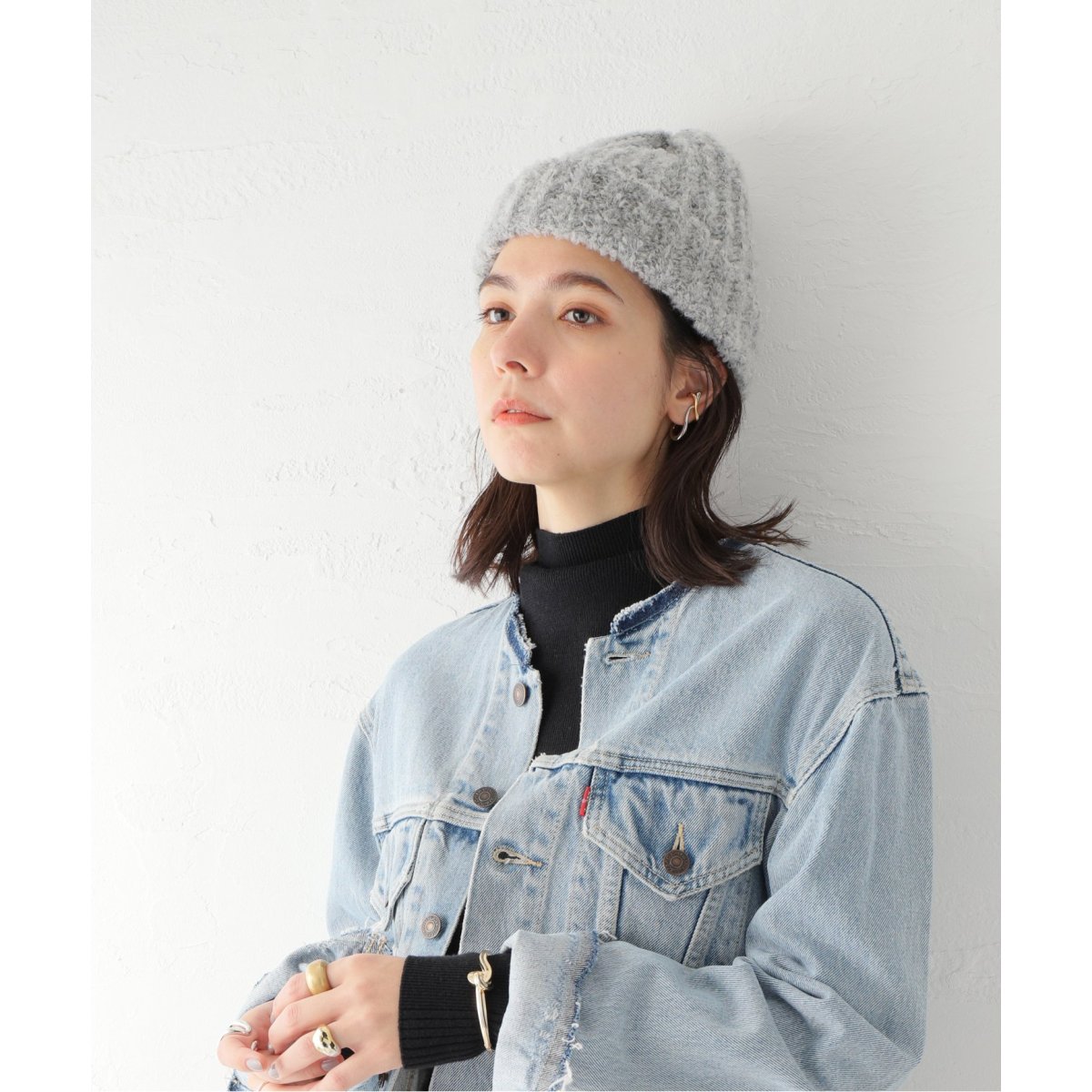 CLIPPER CASUALS / クリッパー カジュアル】RIB BOBCAP：ニット