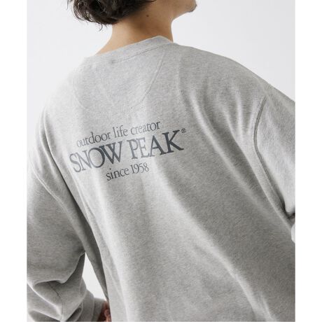 SNOWPEAK / スノーピーク】別注 Classic Logo Printed スウェット 