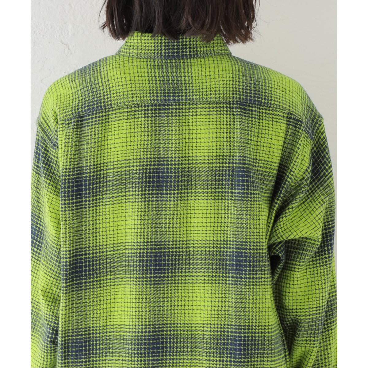 NOMA t.d./ノーマティーディー】 N Ombre Plaid Shirt：シャツ