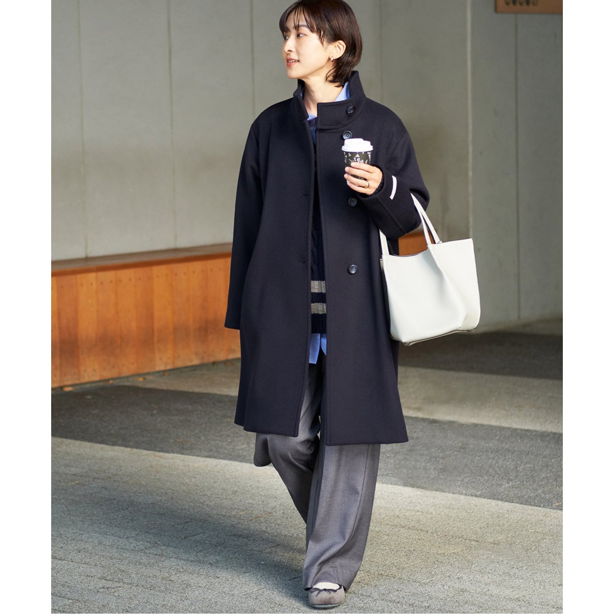 追加》別注 LANA WOOL140 スタンドコート | ジャーナルスタンダード