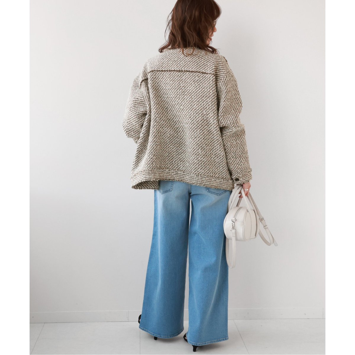 ☆タグ付き☆ジャーナルスタンダードレリューム☆ コットンツイードジャケット☆ JOURNAL STANDARD relume（ジャーナルスタンダード レリューム