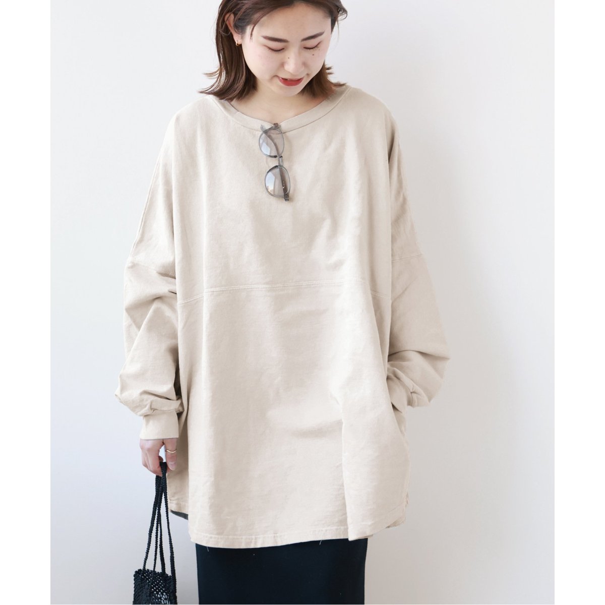 relume 【LA APPAREL】フレンチテリーオーバーサイズプルオーバー 追加》別注【LA APPAREL】フレンチテリーオーバーサイズプル