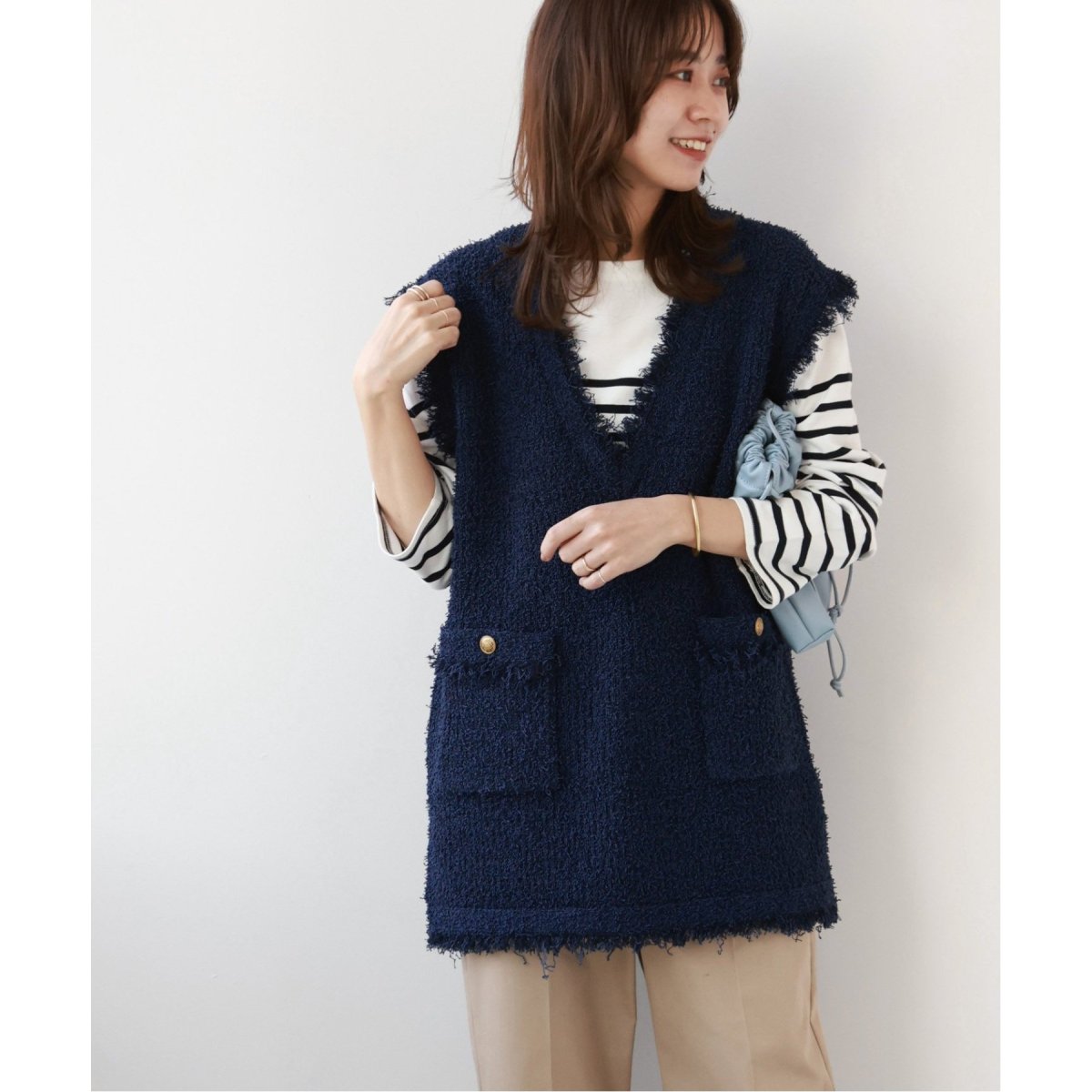 追加》TWEEDY KNITベスト | ジャーナルスタンダード レリューム