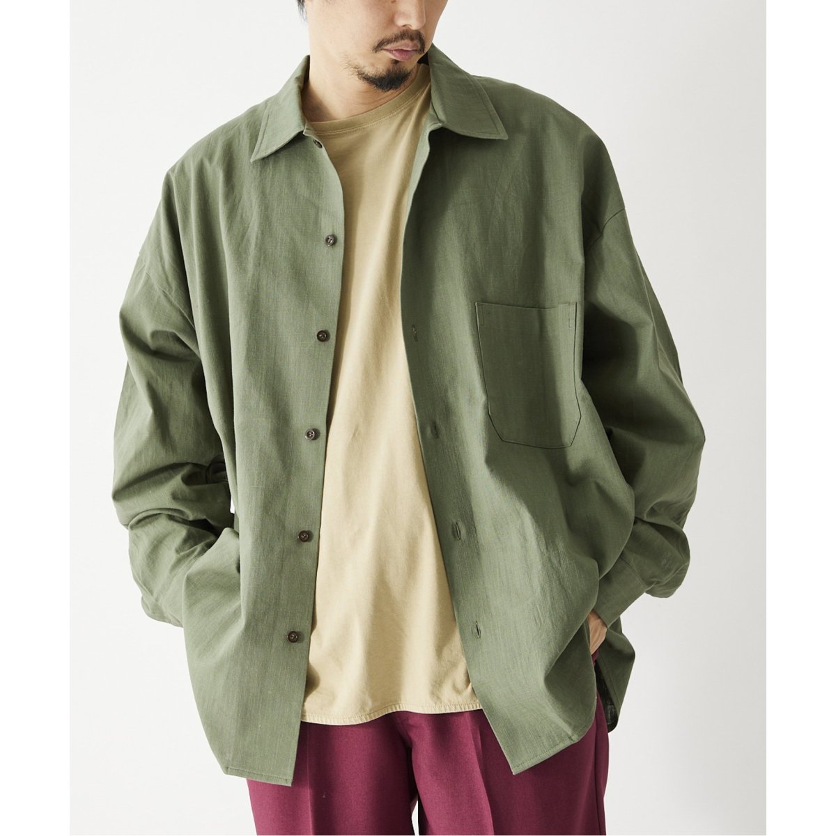 ARMY TWILL / アーミーツイル】別注 コットンスラブシャツ