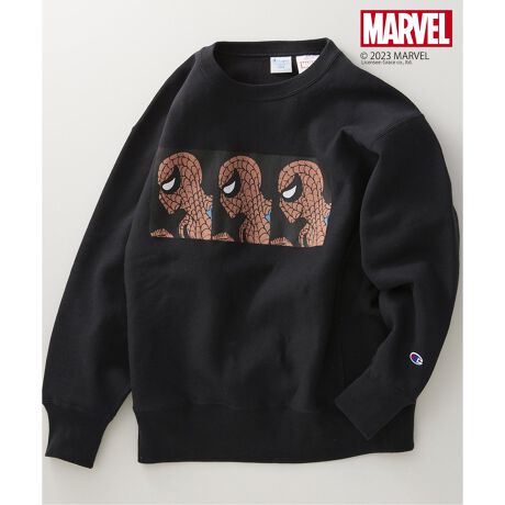 SPIDER-MAN】CHAMPION 別注リバースウィーブ クルーネックスウェット 
