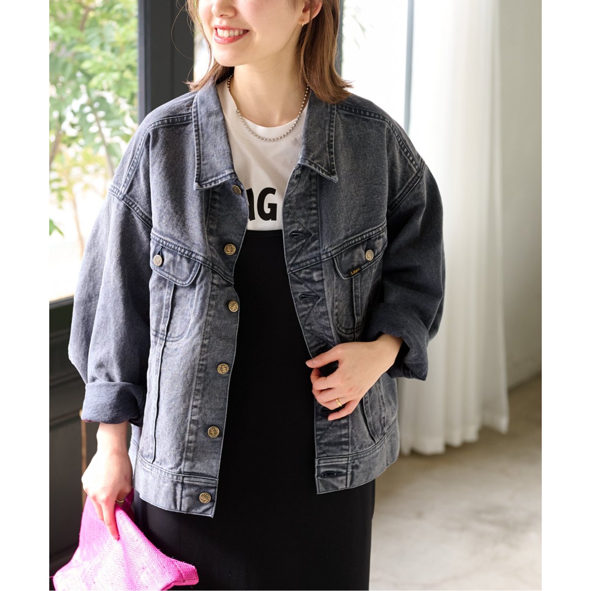 journal standard relume × Lee デニムジャケット LEE /リー】 SUPERSIZED RIDER JACKET：デニムジャケット