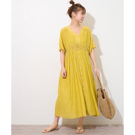 追加》エンブロイダリーギャザーワンピース | ジャーナルスタンダード  