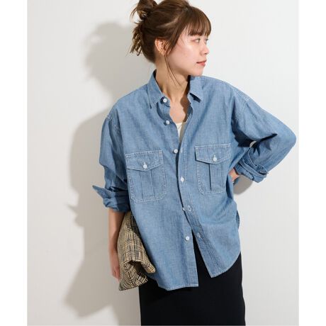 シャンブレーワークシャツ | ジャーナルスタンダード レリューム 
