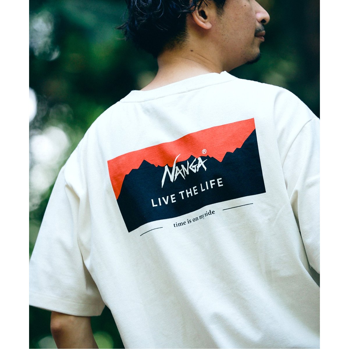 【NANGA × relume】別注 ’LIVE THE LIFE’ TシャツL
