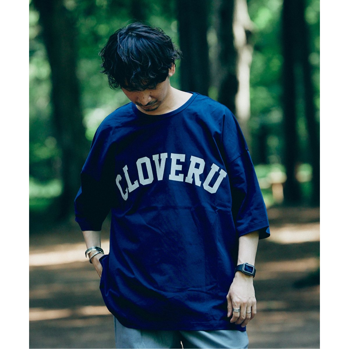 クローバル Cloveru WIDE SWEAT WINGFOOT CREW - メンズファッション