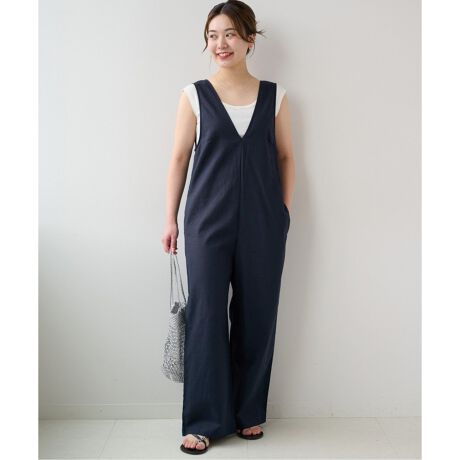 追加》タンクトップ付きリネンサロペット | ジャーナルスタンダード 