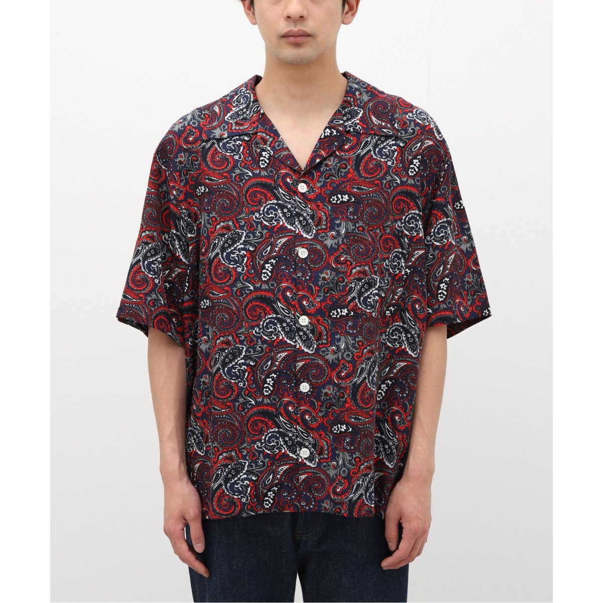 NOMA t.d. / ノーマ ティーディー】Flannel Open Collar Shirt