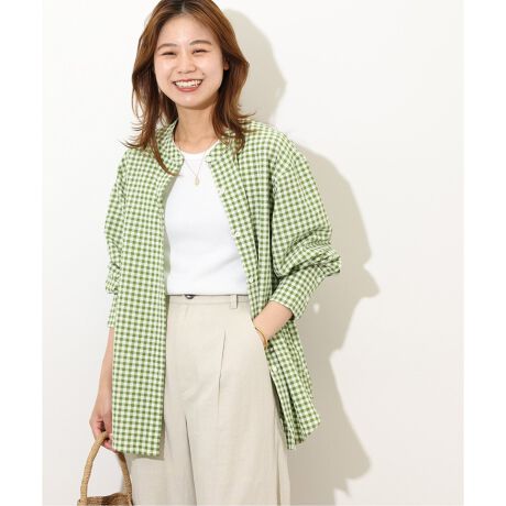 ギンガムチェックシャーリングシャツ | ジャーナルスタンダード 