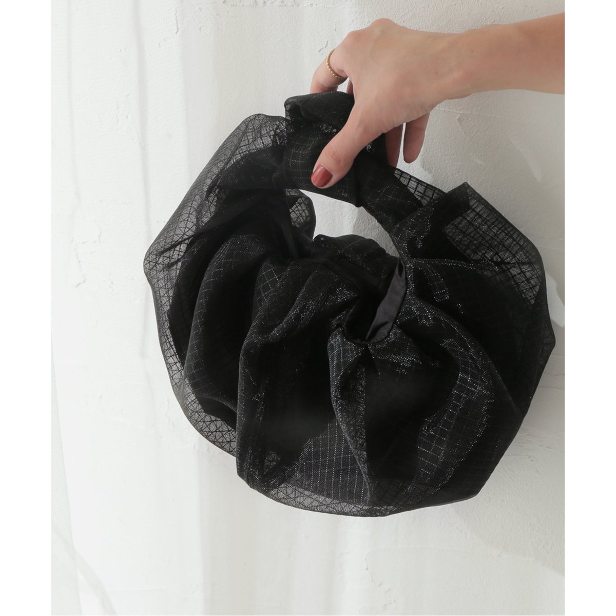 HELOYSE/エロイーズ】 croissant technical net bag：バッグ