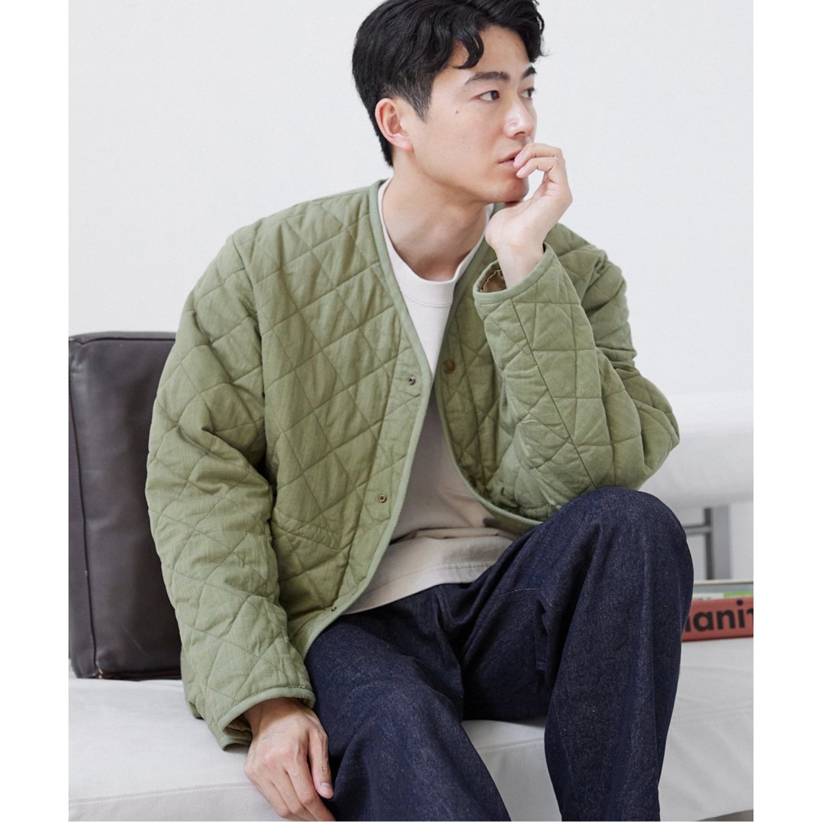 ARMY TWILL / アーミーツイル】別注 コットンスラブ キルトジャケット