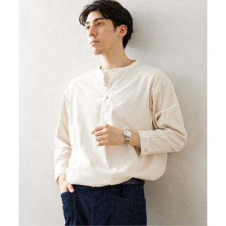 RELUME ARMY TWILL アーミーツイル ヘンリーネックシャツ - メルカリ