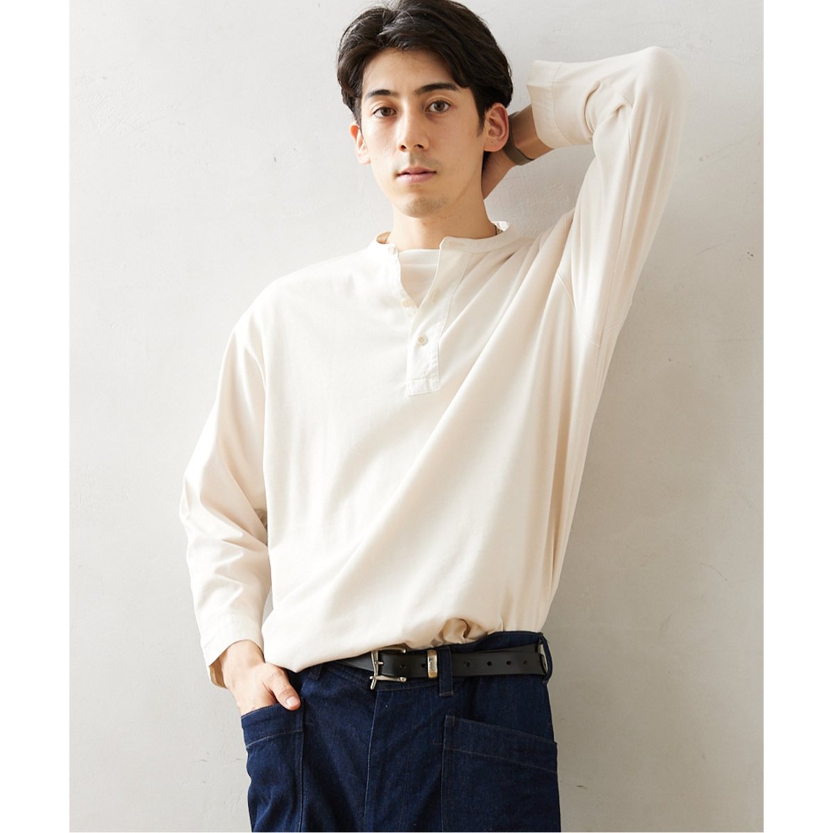 ARMY TWILL / アーミーツイル】別注 ヘンリーネック ロングスリーブT