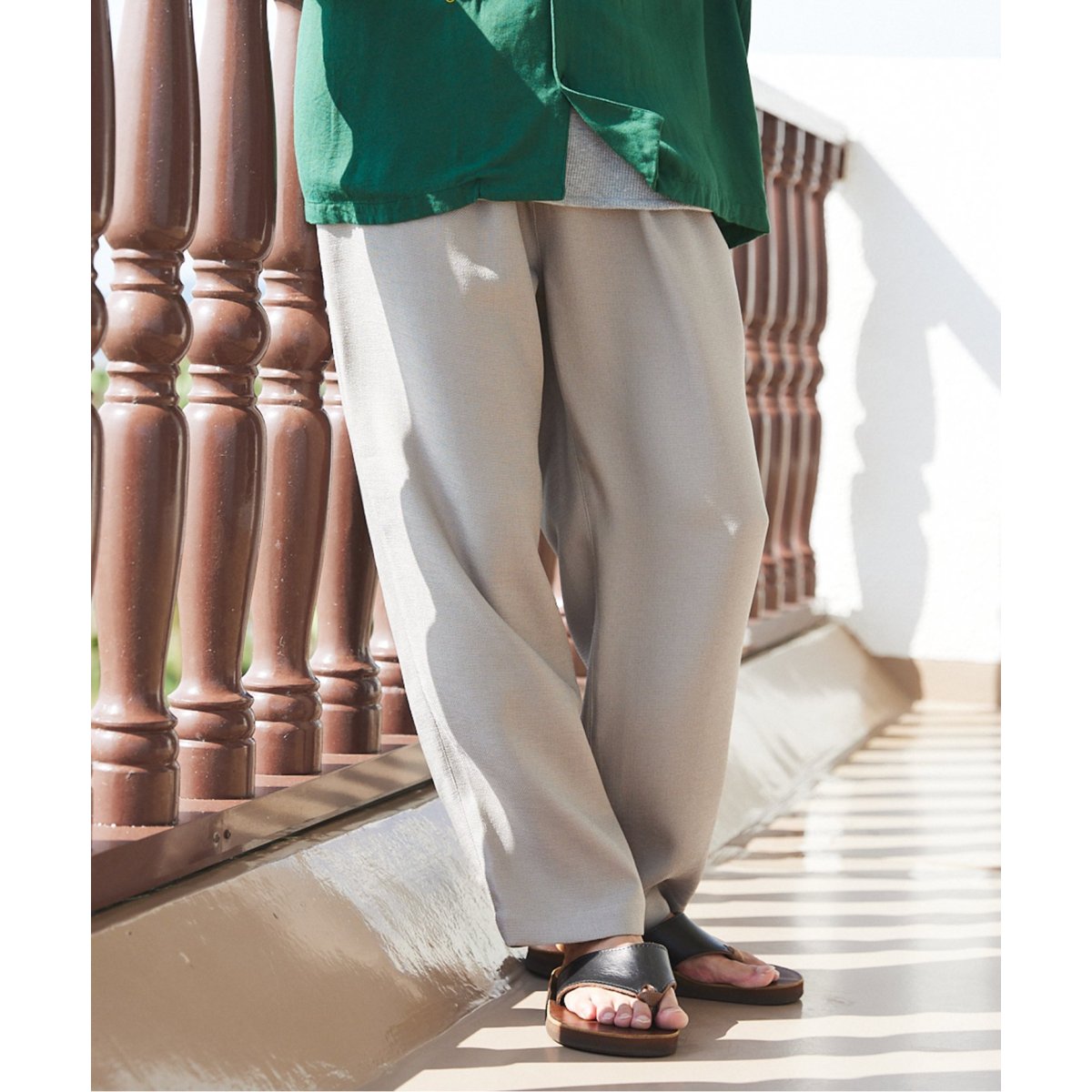 タックキャンバスオーバルイージーパンツ　レリューム イージーケアTECH ブッチャーワンタックイージーパンツ | ジャーナル