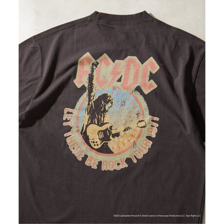 AC/DC VINTAGE BLACK ロックTEE | ジャーナルスタンダード レリューム 
