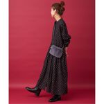 WEB限定追加》別注【SOIL/ソイル】*RELUME DOT B/C DRESS：ワンピース  