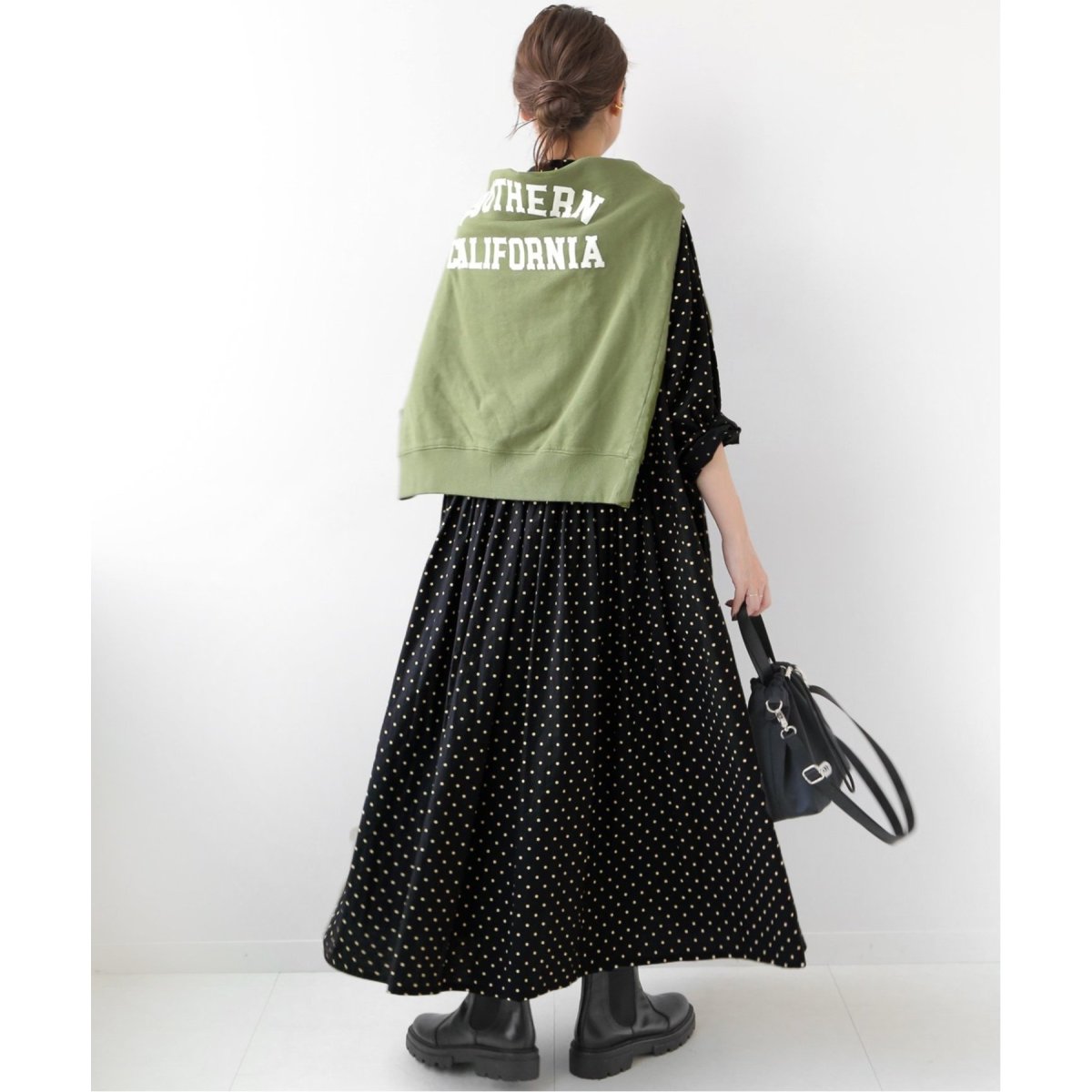ジャーナルスタンダード別注SOIL/ソイルRELUMEDOT B/C DRESS WEB限定追加》別注【SOIL/ソイル】*RELUME DOT B/C DRESS