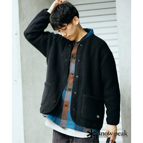 Snow Peak / スノーピーク】別注 Thermal ボアフリース カーディガン 