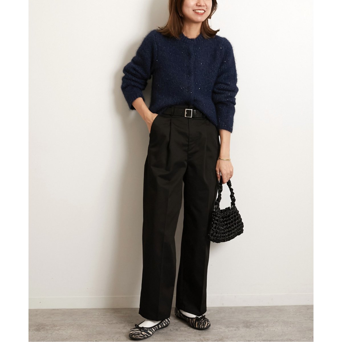 ベルト付きタックチノパンツ | ジャーナルスタンダード