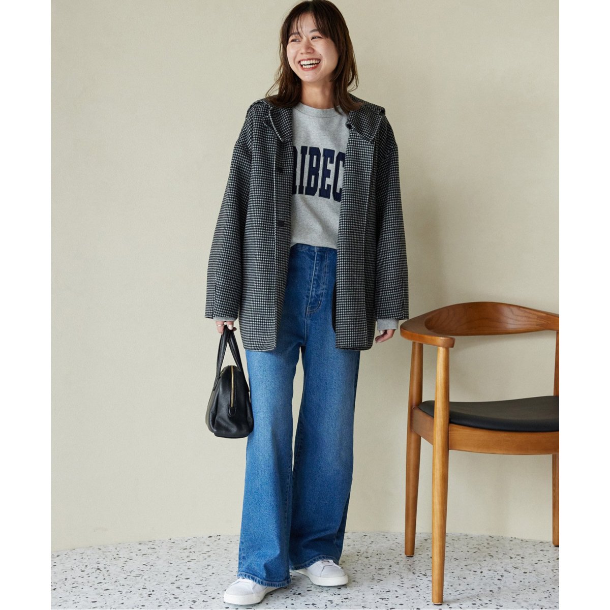 ウールナイロンリバーフードショートコート | ジャーナルスタンダード